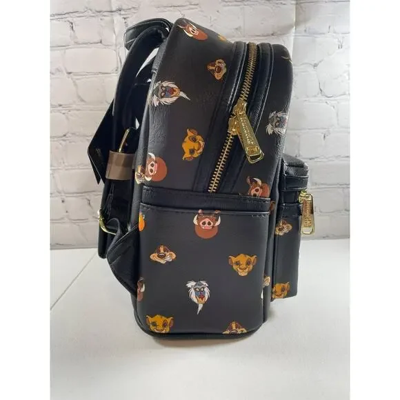 Loungefly Disney NWT The Lion King Black Mini Backpack RARE - Picture 9 of 12